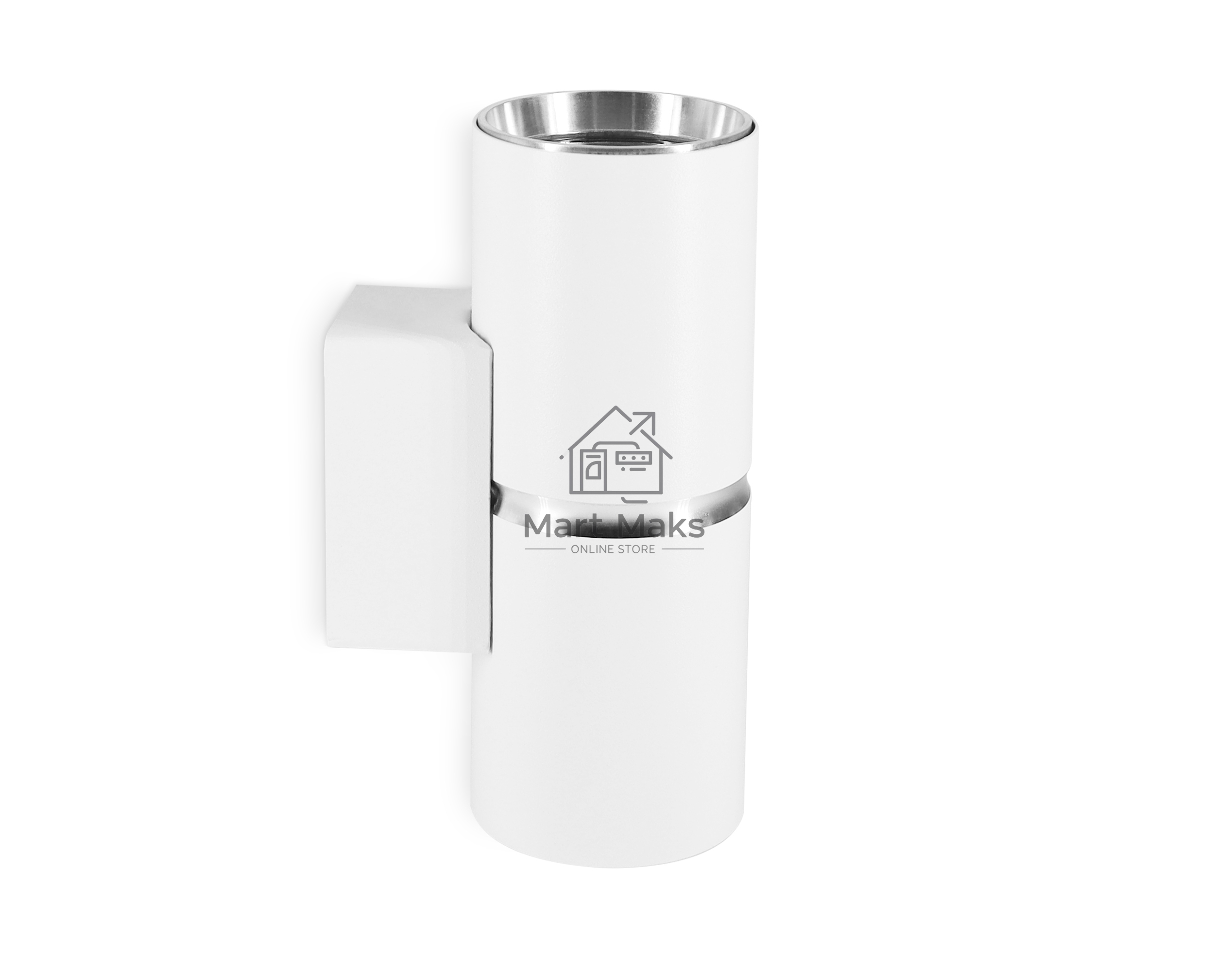 Настенный светильник FW2476/2 WH/CH белый/хром GU10/2 max 12W 145*55*80