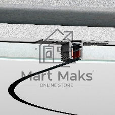 Шинопровод под ГКЛ 12,5мм (черный) (900?) 85220/00 Mini Magnetic