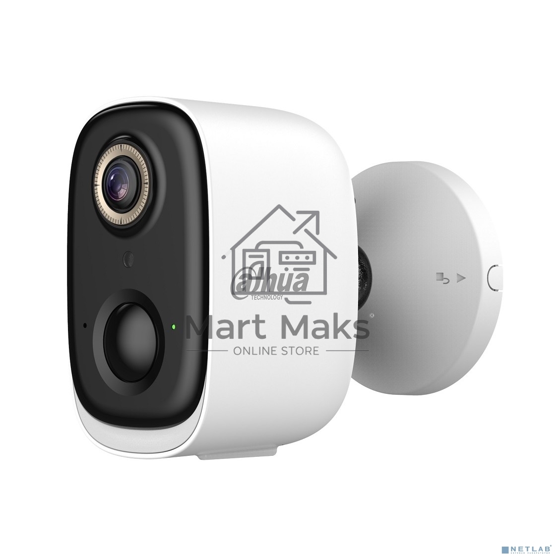 Уличная цилиндрическая IP-видеокамера DAHUA DH-BF5H (DH-IPC-BF5HP-0210B) с Wi-Fi 5Мп; 1/3” CMOS; 2.1мм; обнаружение людей,транспорт; ИК 15м, LED 10м; встроенные микрофон+динамик; слот MicroSD;