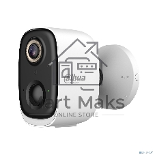 Уличная цилиндрическая IP-видеокамера DAHUA DH-BF5H (DH-IPC-BF5HP-0210B) с Wi-Fi 5Мп; 1/3” CMOS; 2.1мм; обнаружение людей,транспорт; ИК 15м, LED 10м; встроенные микрофон+динамик; слот MicroSD;