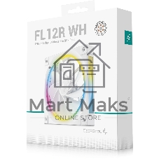 Вентилятор для корпуса Deepcool FL12R Wh Reverse ARGb 120х120x25 белый 4-pin 33.9дБ (R-FL12R-WHAPN1-G)