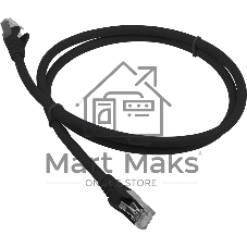 Патч-корд LANMASTER LSZH FTP кат.6A, 2.0 м, черный