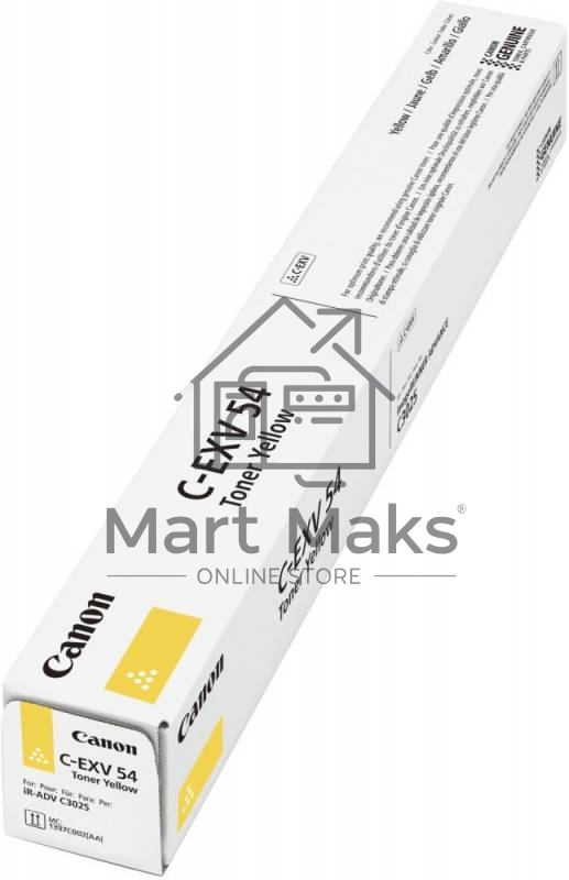 Картридж лазерный Canon C-EXV54Y (1397C002) желтый (8 500 стр.) для Canon imageRUNNER C3226i/C3025i/C3025/C3125i