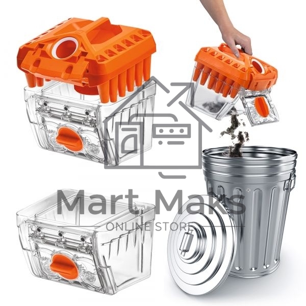 Моющий пылесос Thomas DryBOX + AquaBOX Cat&Dog белый/оранжевый, 325/1700Вт, уборка сухая, пылесборник контейнер 2.6 л