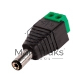 Разъём DC штекер питания с клеммной колодкой, под винт Adapter-HF