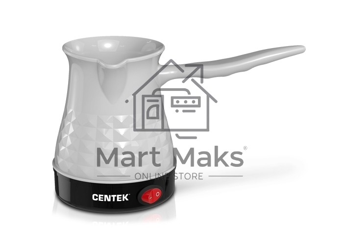 Электрическая турка Centek CT-1097 белый 200 мл, 1050 Вт.