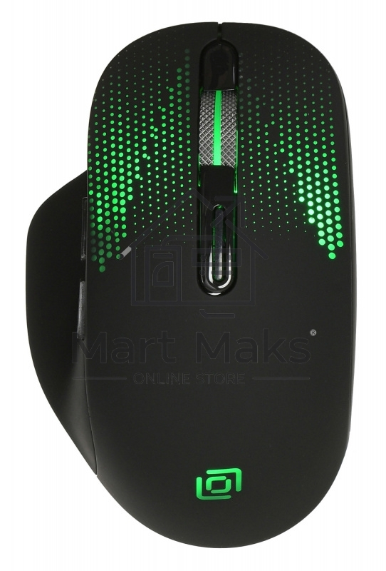 Мышь беспроводная Oklick 636LWC черный, 2400 dpi, радиоканал, USB/USB-C, кнопки - 6