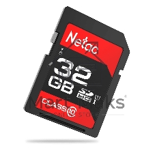 Флеш карта SDHC 32Gb Netac Class 10 UHS-I U1 P600 NT02P600STN-032G-R