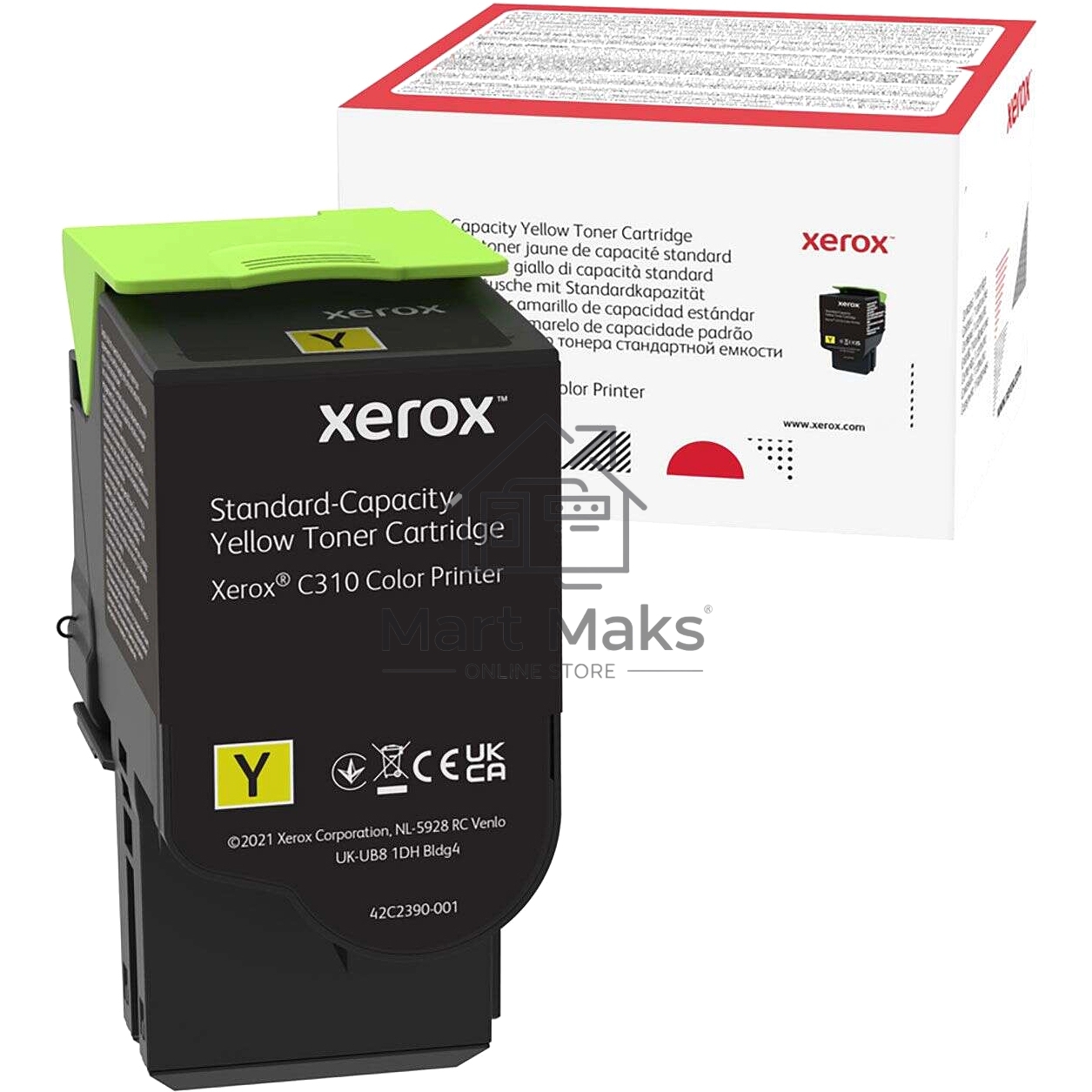 Картридж лазерный XEROX C310 желтый 2K (006R04363)