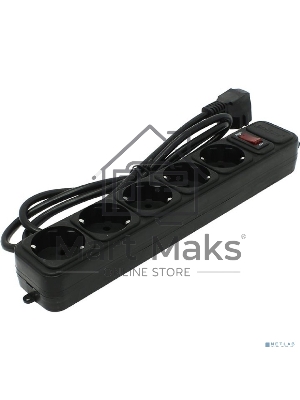 Сетевой фильтр ExeGate EX266859RUS SP-5-1.5B (5 розеток, 1.5м, евровилка, черный)