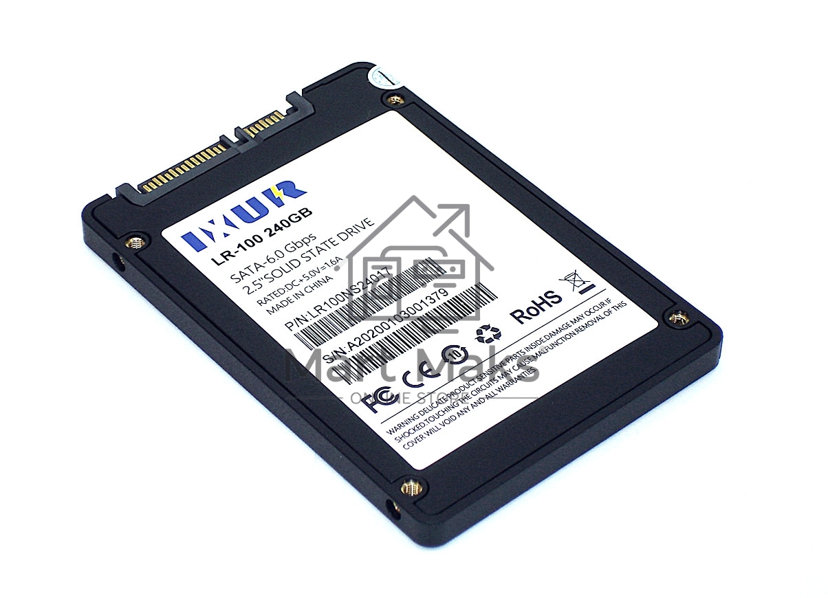 Накопитель SSD IXUR LR-100, 240Gb, SATA III, 2.5