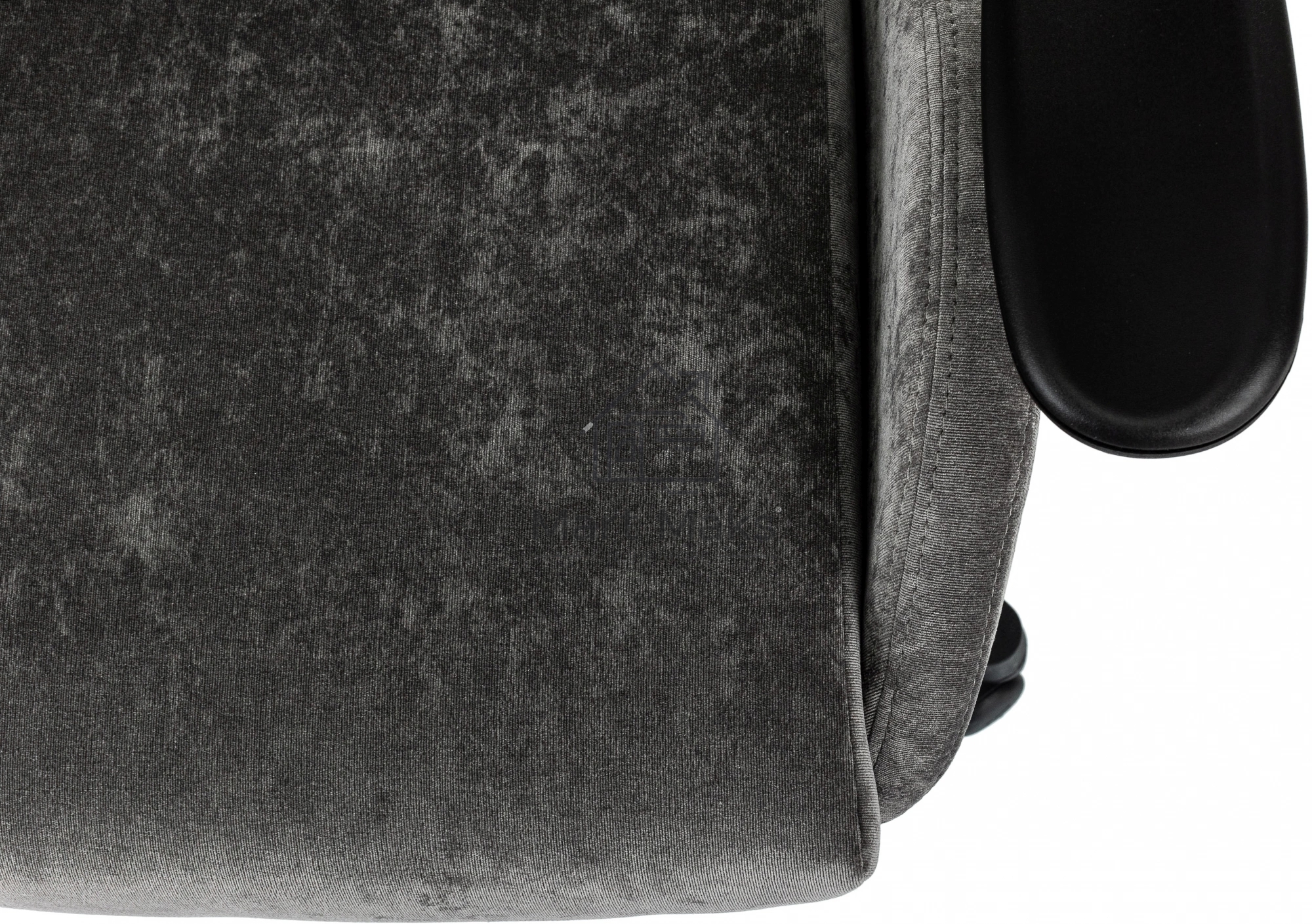 Кресло игровое Zombie Ghost Fabric серый Light-19 крестов. пластик