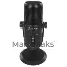 Микрофон проводной Оклик SM-400G 2м черный