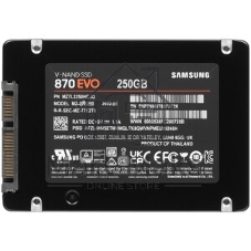 Накопитель SSD Samsung 870 EVO, 250Gb, SATA III, 2.5