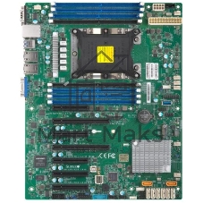 Материнская плата серверная Supermicro MBD-X11SPL-F-B, LGA 3647, Intel C621, 8xDDR4, 8xSATA, 1xM.2, 2xPCI-E 3.0 x8, 1xPCI-E 3.0 x4, 2xRJ45 1GbE, 8xUSB 2.0, 2xUSB 3.0, 1xVGA, ATX