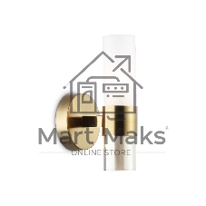 Настенный светильник Ambrella light LH55116 BS/FR/TI латунь/белый матовый/янтарь E14 max 40W 130*100*225