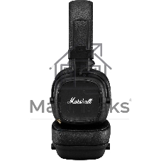 Беспроводные/проводные наушники Marshall Major IV черный, накладные, Bluetooth + проводной, беспроводная зарядка, до 80 ч