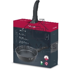 Сковорода Rondell Walzer RDA-767, 24см, без крышки, черный