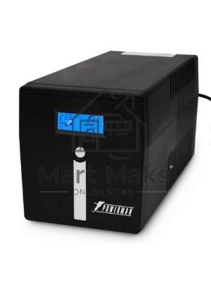 Источник бесперебойного питания Powerman Smart Sine 1500VA/1050W, 220V, Line-Interactive, LCD, Tower, Out: 4xShuko, черный*SmartSine1500