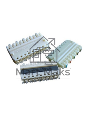 Блок Lanmaster соединительный 5-парный 110 типа для кросса LAN-S110C-5 Блок Lanmaster соединительный 5-парный 110 типа для кросса LAN-S110C-5