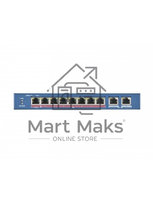 Коммутатор HIKVISION DS-3E0310HP-E, 7 портов PoE , 1 порт HiPoe