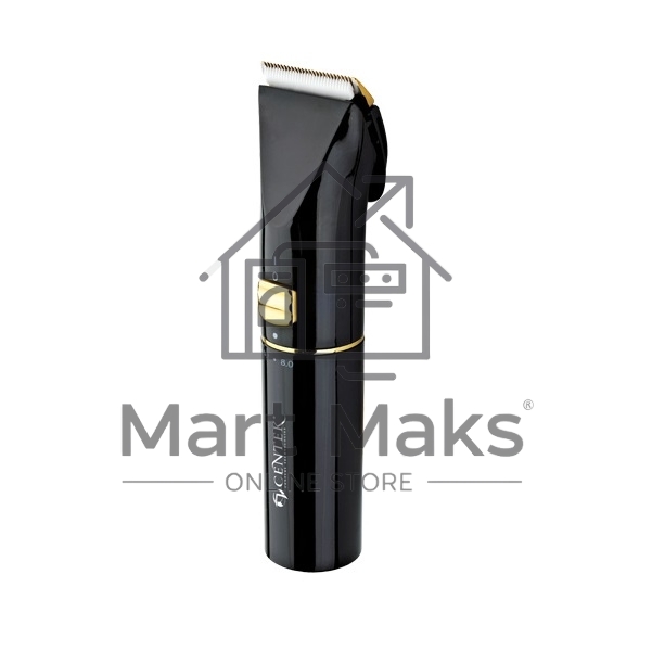 Машинка для стрижки Centek CT-2119 (черный/золотой) сеть/аккум, ножиТИТАН+КЕРАМИКА, 180 мин от батареи