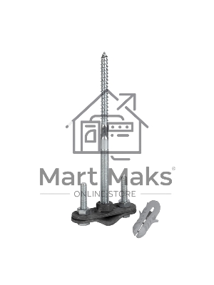 Держатель фасадный EKF PROxima, L=120мм, HZ