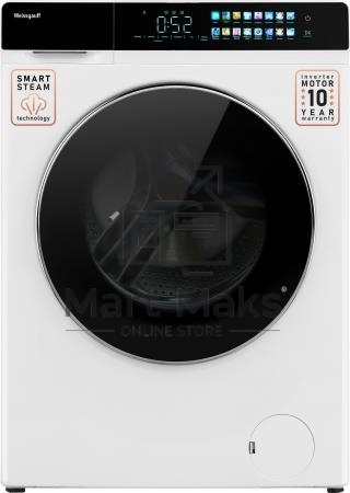 Стиральная машина Weissgauff WMD 999 Inverter Steam белая, загрузка фронтальная 12кг, 1200 об/мин., класс: A+++