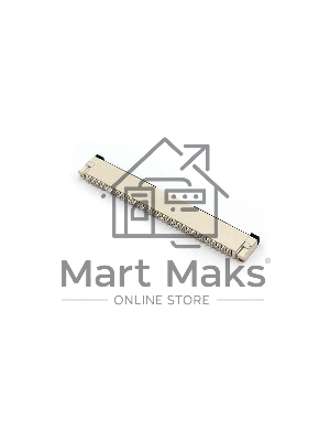 Разъем FPC Flip-Lock 1010-30RLGF 30 pin высота 1мм шаг 1мм