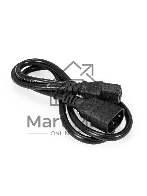 Кабель питания ExeGate Special EC-1S (C13->C14, 3*0.5мм2, CCA, черный, 1м)