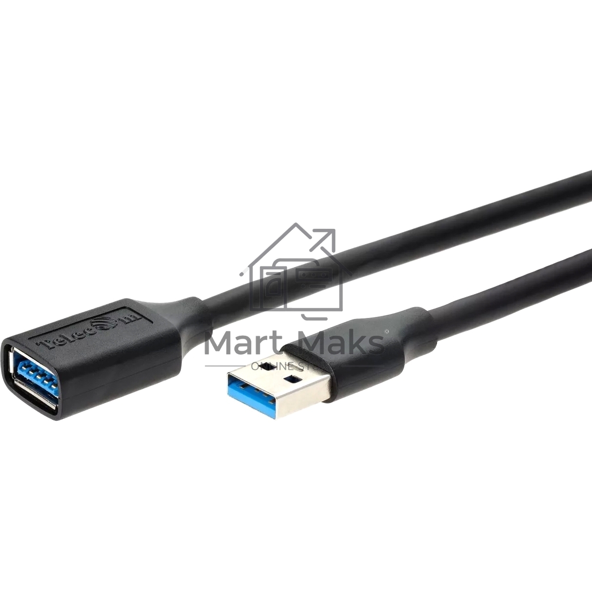 Кабель удлинительный USB3.0 Am-Af 1.8m Telecom черный (TUS708-1.8M)