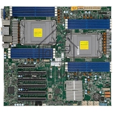 Материнская плата серверная Supermicro MBD-X12DAI-N6, 2xLGA 4189, Intel C621A, 16xDDR4, 8xSATA, 6xPCIe 4.0 x16, 1xPCIe 4.0 x8, 2xM.2, 2x1Gb LAN, 6xUSB 3.2 Gen 1, 2xUSB 3.2 Gen 2, 1xVGA, 1xCOM, 1xTPM, E-ATX