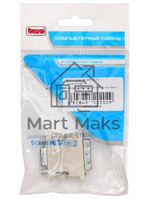 Адаптер DVI Buro DVI-I(m)/VGA HD15 (f)