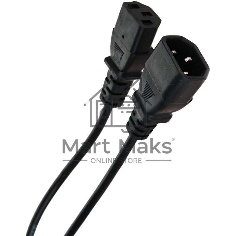 Кабель монитор - компьютер (UPS to устройство) 220V 1.8м VCOM/TELECOM