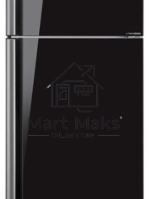 Холодильник Sharp SJ-XP59PGBK черное стекло/стекло двухкамерный 430/148 л морозилка сверху