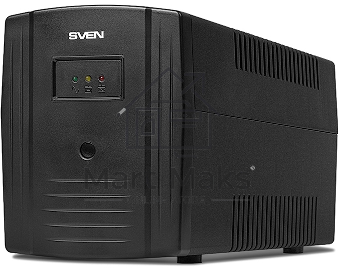Источник бесперебойного питания SVEN Pro 1000 1000VA/720W USB, RJ-45 (3 EURO) 