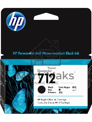 Картридж струйный HP 712 3ED70A черный (38мл) для HP DJ Т230/630