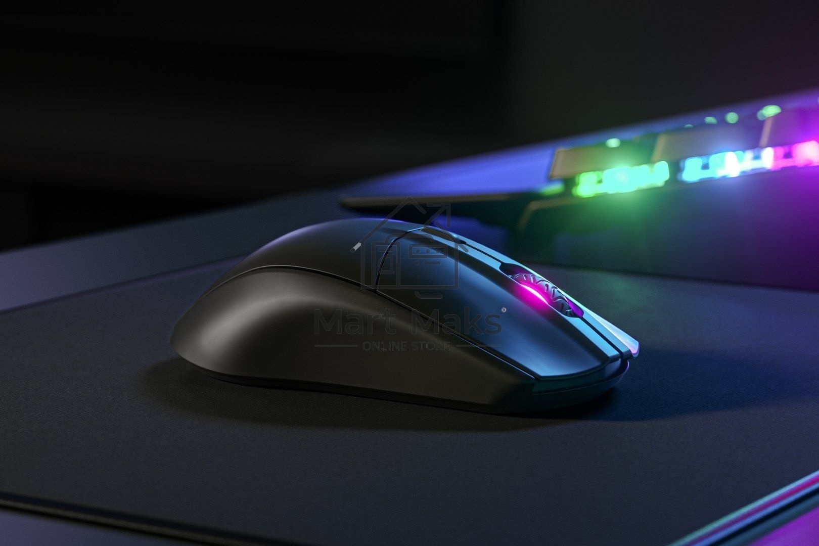 Мышь беспроводная SteelSeries Rival 3 черный, 18000 dpi, радиоканал, Bluetooth, USB, кнопки - 6