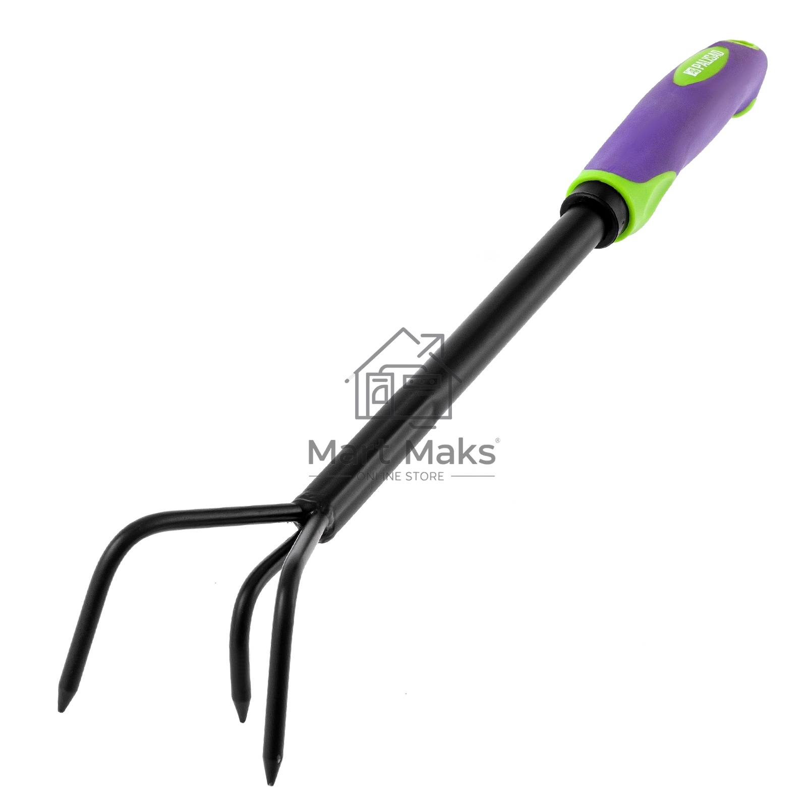 Рыхлитель 3-зубый, 60х400 мм, стальной, обрезиненная эргономичная рукоятка, LSR1 Palisad