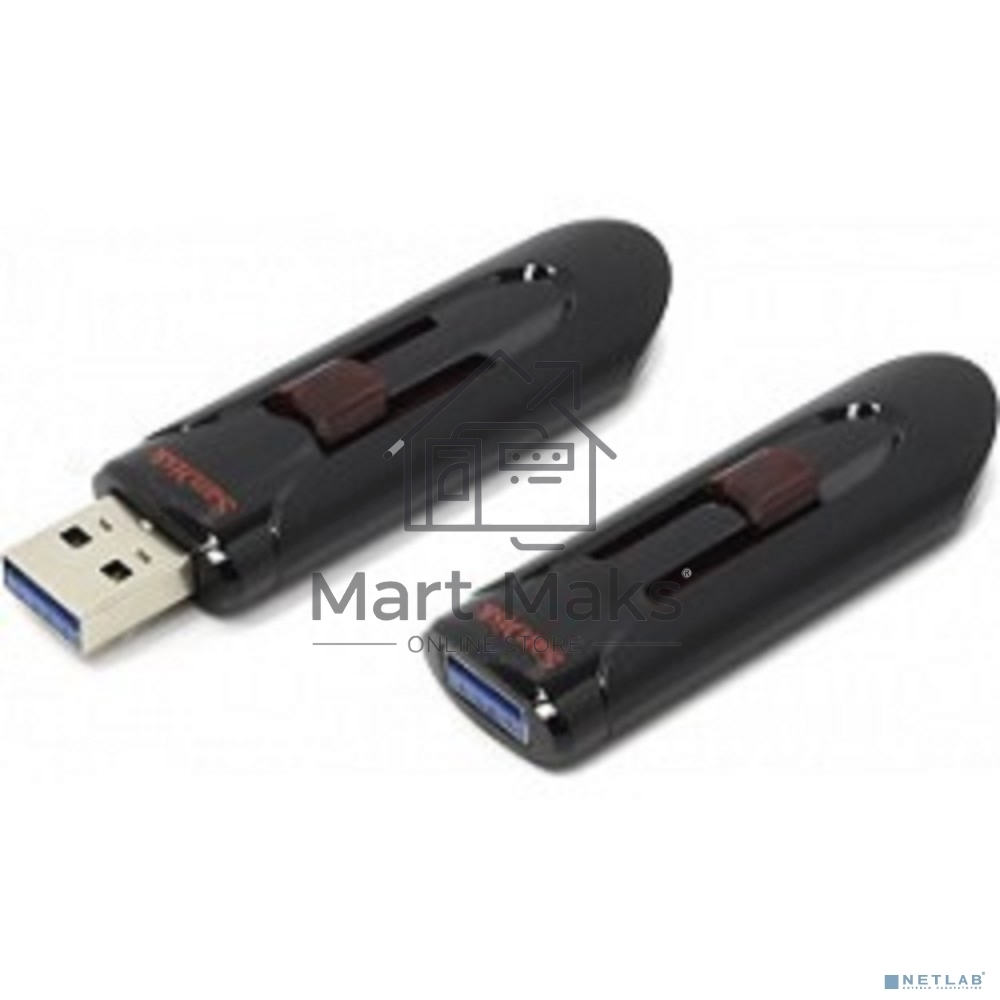 Флешка USB R/W R/W Sandisk 64Gb Cruzer Glide SDCZ600-064G-G35 USB3.0 черный