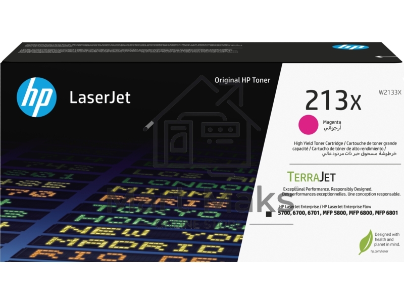 Картридж лазерный HP 213X Magenta High Yield Original LaserJet Toner Cartridge
