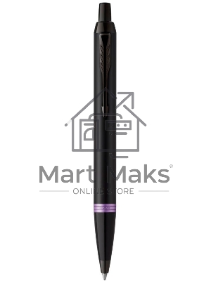 Ручка шариковая Parker IM Vibrant Rings K315 (CW2172951) Amethyst Purple PVD M, синие чернила, подарочная коробка