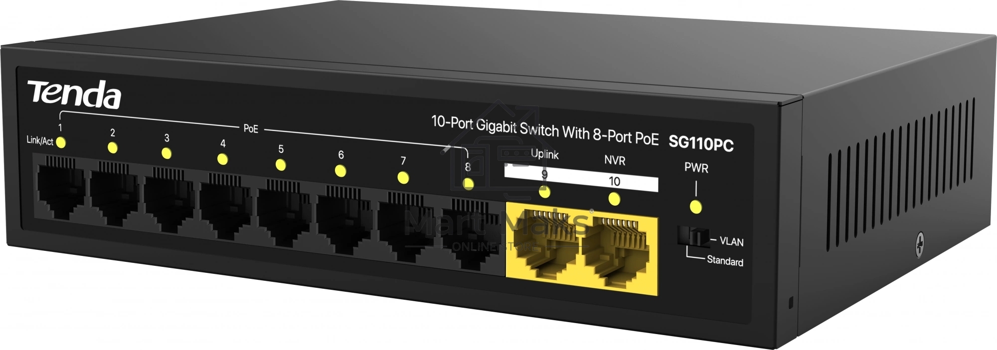 Коммутатор TENDA SG110PC 10PORT 10/100/1000M