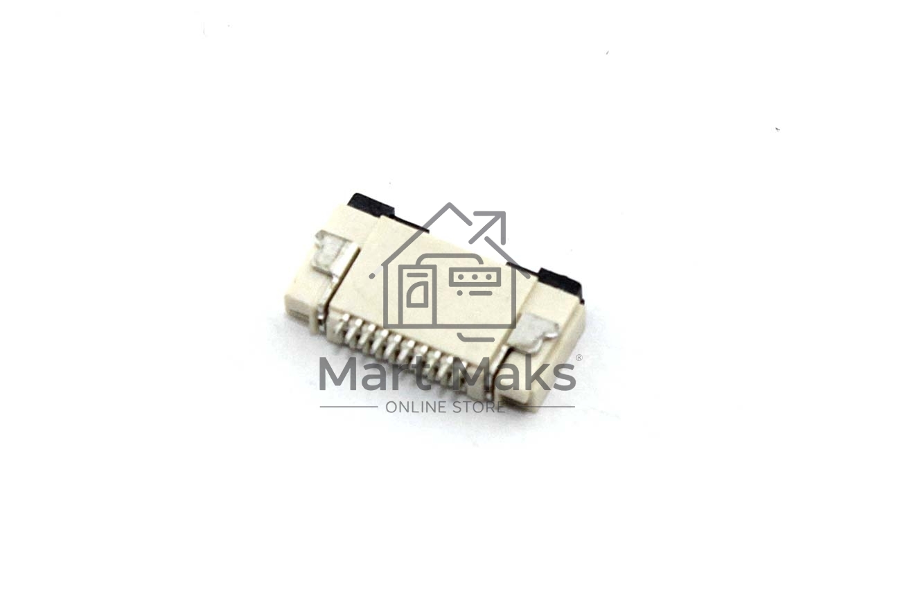 Разъем FPC Flip-Lock 0510-10RLGF 10 pin высота 1мм шаг 0,5мм