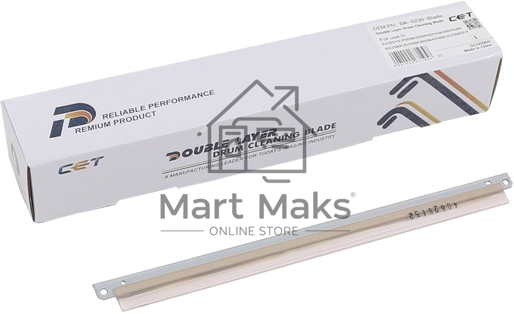 Ракель (Wiper Blade) для Kyocera ECOSYS P5021cdn/P5026cdn/P5018cdn/M5521cdn/M5526cdn (DK-5230-Blade) CET