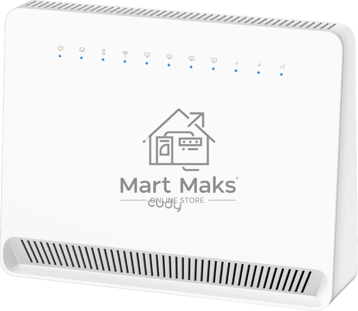 Маршрутизатор AC1200 Wi-Fi 4G LTE Cat 6 Gigabit Router, 4 10/100/1000M RJ45 Ports, Nano SIM Slot, Quectel module inside,build-in 4G LTE modem, 300Mbps at 2.4GHz + 867Mbps at 5GHz, Internal Antennas, PPTP/L2TP/OpenVPN/WireGuard VPN, DNS over Cloudflare/Goo