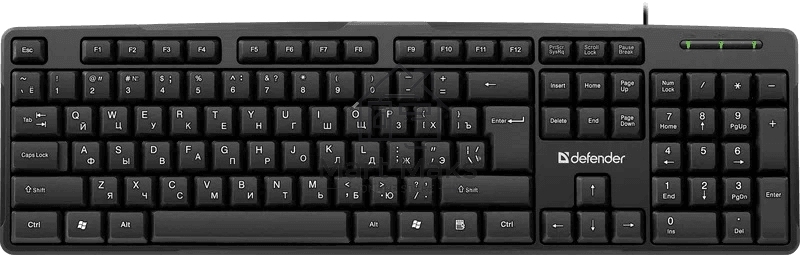 Клавиатура Defender Next HB-440 RU проводная, USB, черный