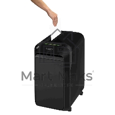 Шредер Fellowes PowerShred LX220 черный (секр.P-4)/перекрестный/20лист./30лтр./скрепки/скобы/пл.карты