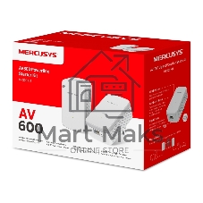 Комплект адаптеров Powerline с розеткой Mercusys MP300 KIT