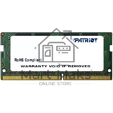 Модуль памяти Patriot SO-DIMM DDR4 8Gb 2400MHz Patriot PSD48G240082S RTL PC4-17000 CL17 260-pin 1.2В dual rank
